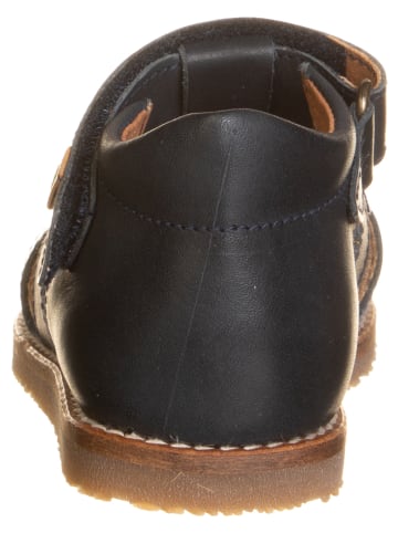 El Naturalista Skórzane sandały "Atenas" w kolorze granatowym