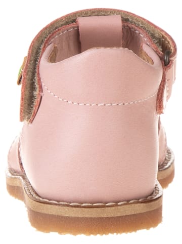 El Naturalista Leren sandalen lichtroze