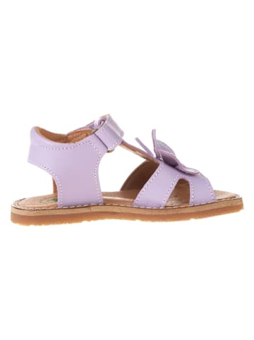 El Naturalista Leren sandalen paars