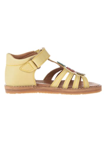 El Naturalista Leder-Sandalen in Gelb