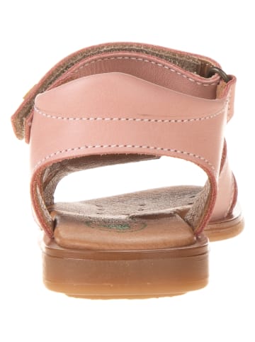 El Naturalista Leren sandalen lichtroze