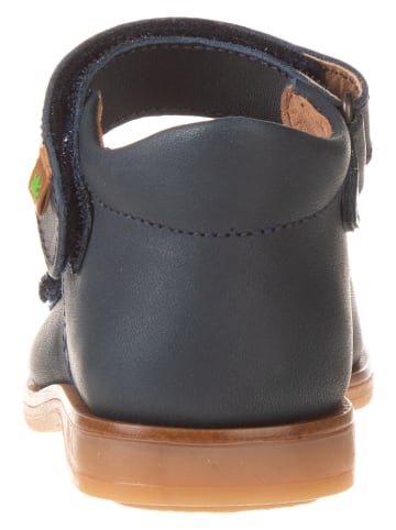 El Naturalista Skórzane sandały w kolorze czarnym