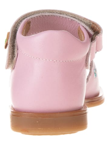 El Naturalista Skórzane sandały w kolorze jasnoróżowym