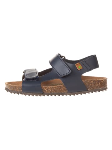 El Naturalista Leren sandalen donkerblauw