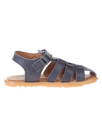 El Naturalista Leren sandalen donkerblauw