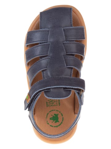 El Naturalista Leder-Sandalen in Dunkelblau