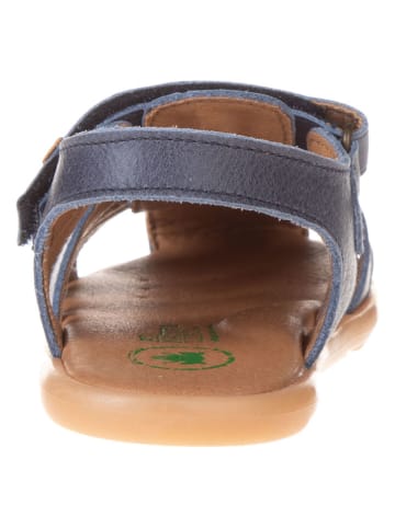 El Naturalista Leren sandalen donkerblauw