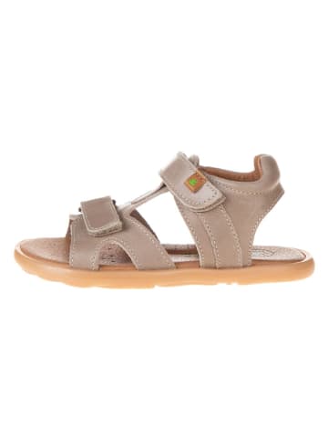 El Naturalista Leren sandalen beige