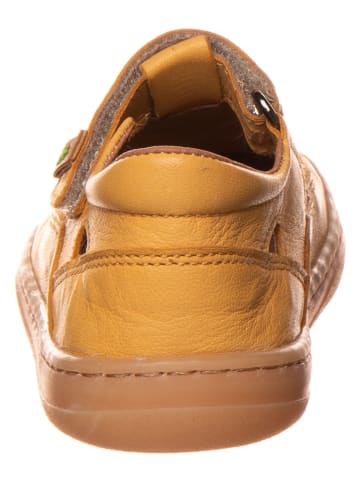 El Naturalista Leder-Barfußschuhe in Hellbraun