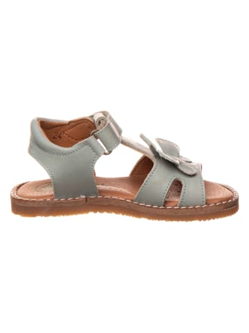 El Naturalista Leren sandalen lichtblauw