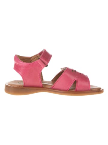 El Naturalista Leren sandalen roze