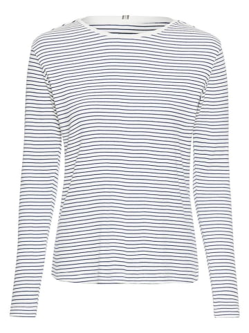 Camel Active Longsleeve wit/donkerblauw