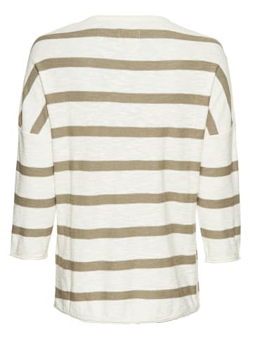 Camel Active Sweter w kolorze kremowym