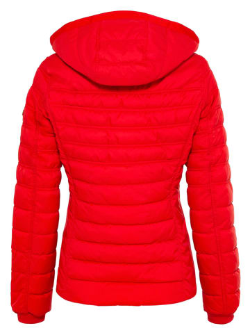 Camel Active Doorgestikte jas rood