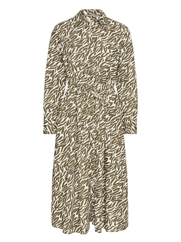 Camel Active Sukienka w kolorze oliwkowo-kremowym