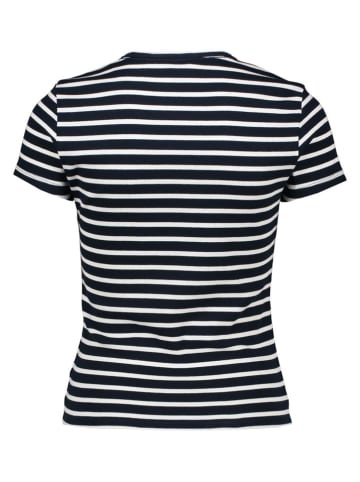 Tommy Hilfiger Shirt in Dunkelblau/ Weiß