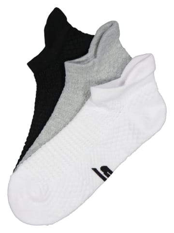 Skechers 3er-Set: Socken in Weiß/ Schwarz/ Grau