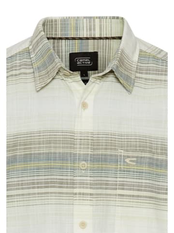 Camel Active Blouse - regular fit - groen/beige