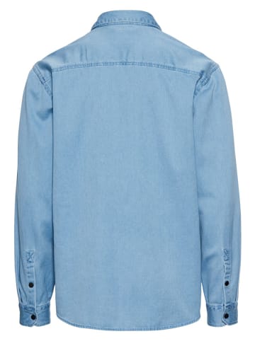 Camel Active Spijkerblouse - regular fit - lichtblauw