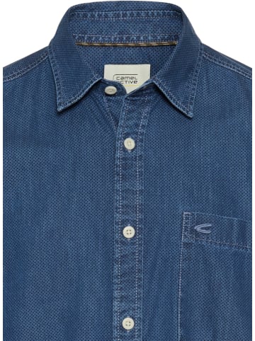 Camel Active Jeanshemd - Regular fit - in Blau
