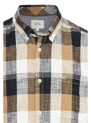 Camel Active Koszula - Regular fit - w kolorze czarno-jasnobrązowym