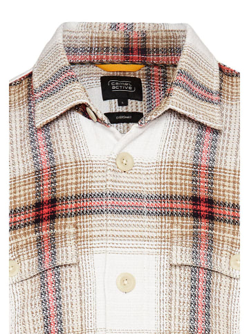 Camel Active Blouse - relaxed fit - beige/rood