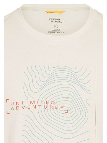 Camel Active Koszulka w kolorze beżowym