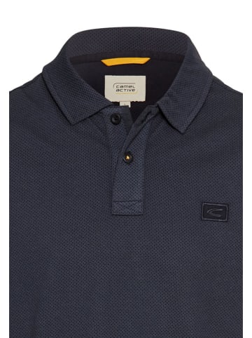 Camel Active Poloshirt donkerblauw
