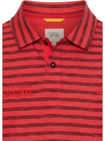 Camel Active Koszulka polo w kolorze czerwonym