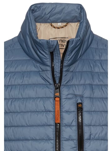 Camel Active Doorgestikte bodywarmer blauw