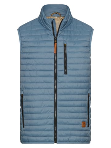 Camel Active Doorgestikte bodywarmer blauw