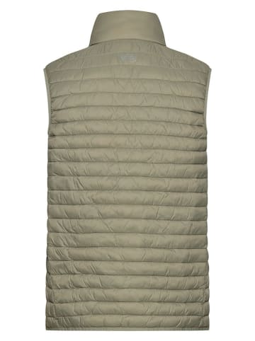Camel Active Doorgestikte bodywarmer kaki