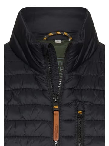 Camel Active Doorgestikte bodywarmer donkerblauw