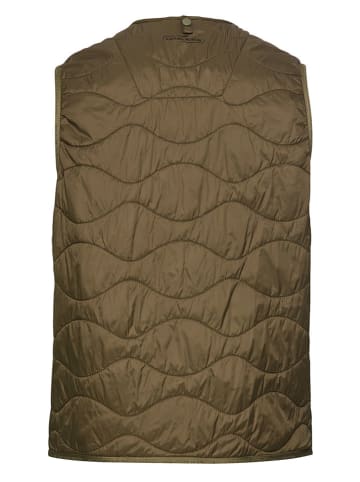 Camel Active Doorgestikte bodywarmer lichtbruin
