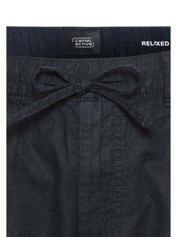 Camel Active Chinobroek - relaxed fit - donkerblauw