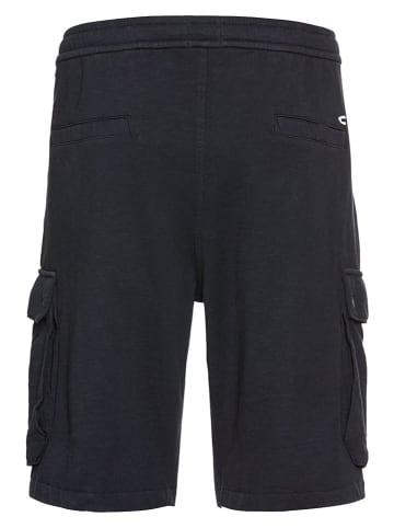 Camel Active Cargoshort - relaxed fit - donkerblauw
