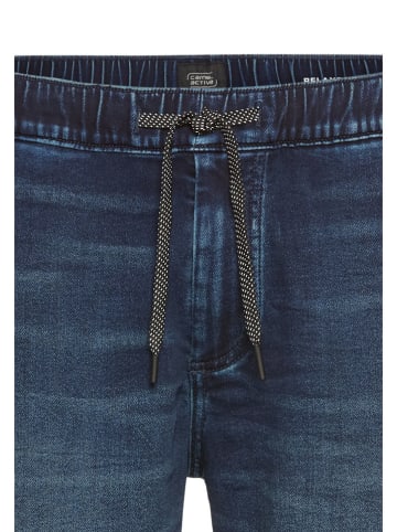 Camel Active Spijkershort - relaxed fit - blauw