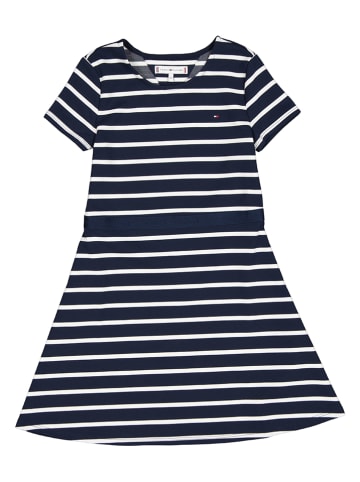 Tommy Hilfiger Jurk donkerblauw/wit