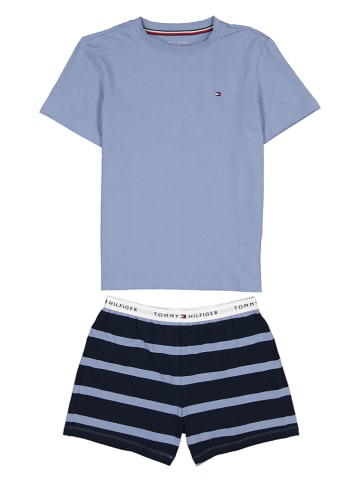 Tommy Hilfiger Pyjama lichtblauw/donkerblauw