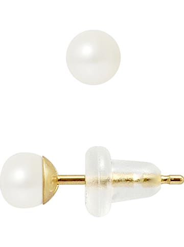 Pearline Perlen-Ohrstecker in Weiß