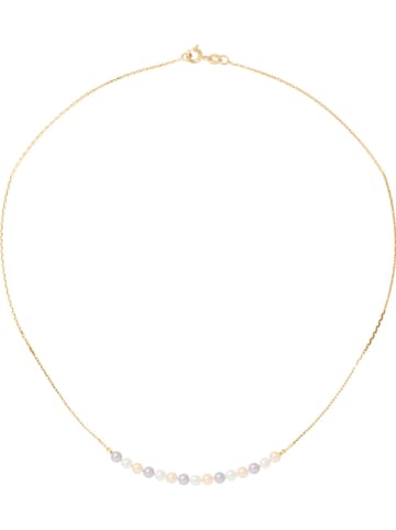 Pearline Gouden ketting met parels - (L)42 cm