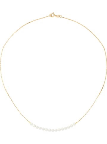 Pearline Gouden ketting met parels - (L)42 cm