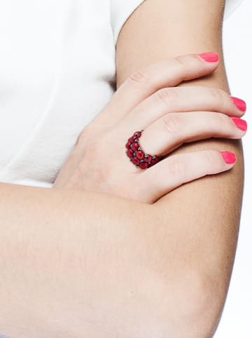 Pearline Perlen-Ring in Rot