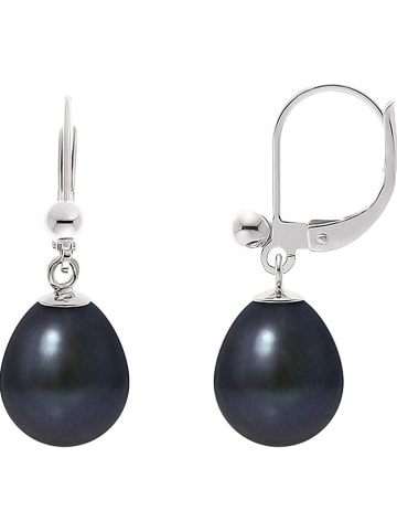 Pearline Zilveren oorringen met parels