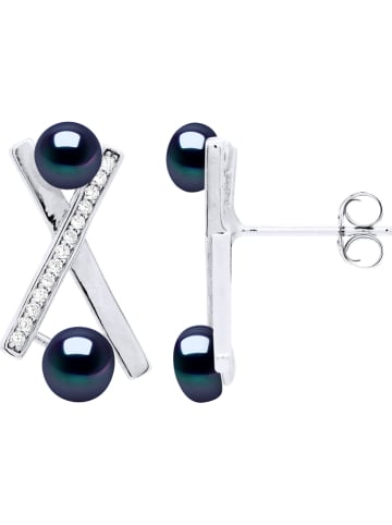 Pearline Silber-Ohrstecker mit Perlen