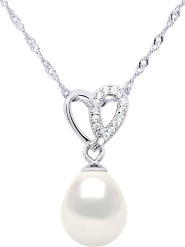 Pearline Zilveren ketting met hanger - (L)42 cm