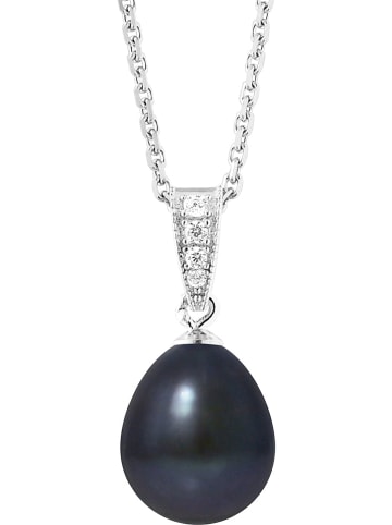 Pearline Silber-Halskette mit Perle - (L)42 cm