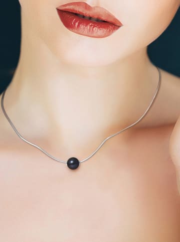 Pearline Zilveren ketting met parel - (L)42 cm