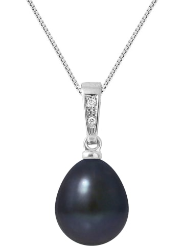 Pearline Weißgold-Anhänger mit Diamanten und Perle