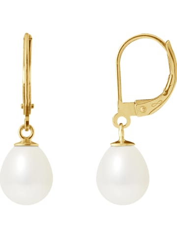 Pearline Gouden oorringen met parels